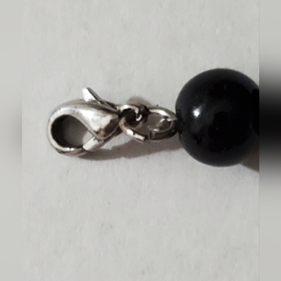 Vintage lampwork beads spider black widow bracelet AMAZING Czech - Picture 6 of 10